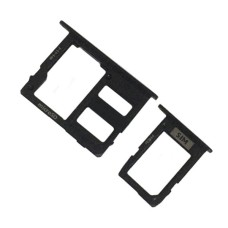 Слот SIM-карти (лоток) Samsung J600 Galaxy J6, J810 Galaxy J8, З роз'ємом на карту пам'яті, Чорний