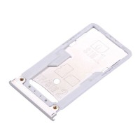 Слот SIM-карты (лоток) Xiaomi Mi Max, с разъемом карты памяти, Серебряный