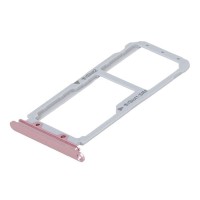 Слот SIM-карти (лоток) Huawei Nova 2, з роз'ємом карти пам'яті, Рожевий