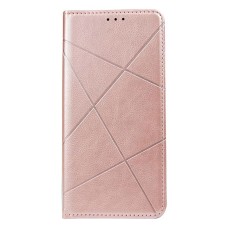 Чохол-книжка Xiaomi Redmi 12, Business Leather, Рожевий