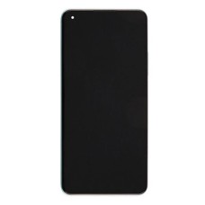 Дисплей Xiaomi Mi 11 Lite, Mi 11 Lite 5G, Mi 11 Lite 5G NE, з сенсором, з рамкою, Amoled, Зелений