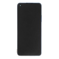 Дисплей Xiaomi Mi 11 Lite, Mi 11 Lite 5G, Mi 11 Lite 5G NE, з сенсором, з рамкою, Amoled, Синій