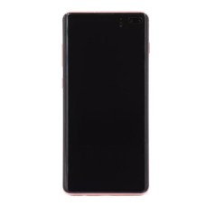 Дисплей Samsung G975 Galaxy S10 Plus, з сенсором, з рамкою, Amoled, Рожевий