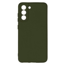 Чохол Samsung G990 Galaxy S21 FE 5G, Original Soft Case, Dark Green, Зелений