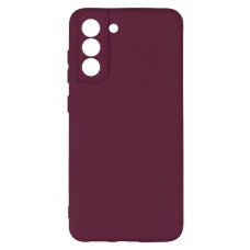 Чохол Samsung G990 Galaxy S21 FE 5G, Original Soft Case, Maroon, Бордовий