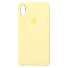 Чохол Apple iPhone XS Max, Original Soft Case, Cream Yellow, Жовтий