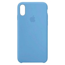 Чохол Apple iPhone XS Max, Original Soft Case, Azure, Блакитний