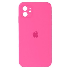 Чохол Apple iPhone 12, Original Soft Case, Dragon Fruit, Рожевий