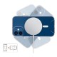 Чохол Apple iPhone 15 Pro, Space, MagSafe, Прозорий