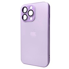 Чохол Apple iPhone 11 Pro Max, AG-Glass Matt Frame Color Logo, Light Purple, Фіолетовий