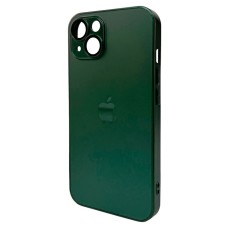 Чохол Apple iPhone 12, AG-Glass Matt Frame Color Logo, Cangling Green, Зелений