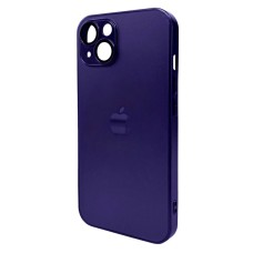 Чохол Apple iPhone 14, AG-Glass Matt Frame Color Logo, Deep Purple, Фіолетовий