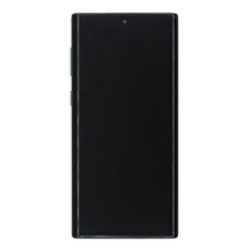 Дисплей Samsung N970 Galaxy Note 10, з сенсором, з рамкою, Amoled, Чорний