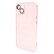 Чохол Apple iPhone 14, AG-Glass Matt Frame Color Logo, Chanel Pink, Рожевий