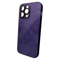 Чохол Apple iPhone 11 Pro, AG-Glass Gradient LV Frame, Deep Purple, Фіолетовий