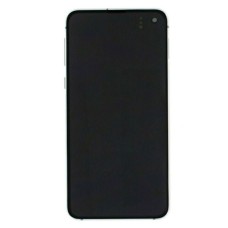 Дисплей Samsung G970 Galaxy S10e, з сенсором, з рамкою, Amoled, Чорний