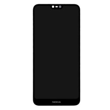 Дисплей Nokia 7.1 Dual SIM, (High quality), з сенсором, без рамки, IPS, Чорний