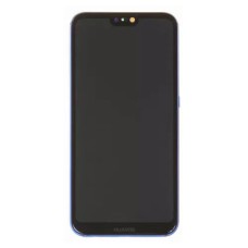 Дисплей Huawei Nova 3e, P20 Lite, (High quality), з сенсором, з рамкою, IPS, Синій