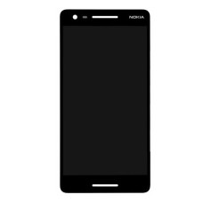 Дисплей Nokia 2.1 Dual Sim, (PRC), з сенсором, без рамки, IPS, Чорний