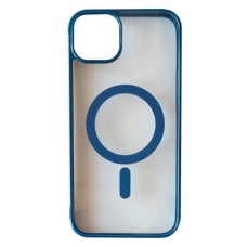 Чохол Apple iPhone 14 Pro Max, Cristal Case Guard, Navy Blue, MagSafe, Синій