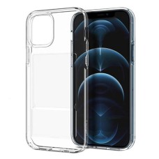 Чохол Apple iPhone 13 Pro Max, Silicone Card Case, Прозорий