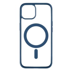 Чохол Apple iPhone 14, Cristal Case Guard, Dark Blue, MagSafe, Синій