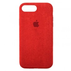 Чохол Apple iPhone 12 Mini, Alcantara Full Premium, Червоний