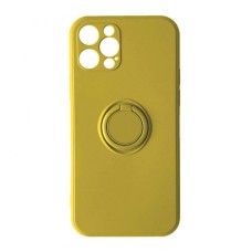 Чохол Apple iPhone 12 Pro, Ring Color, Жовтий