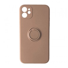 Чохол Apple iPhone 12, Ring Color, Pink Sand, Рожевий