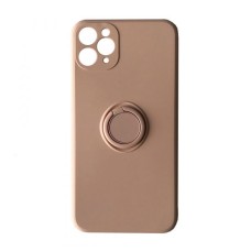 Чохол Apple iPhone 11 Pro Max, Ring Color, Pink Sand, Рожевий