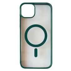 Чохол Apple iPhone 14, Cristal Case Guard, Forest Green, MagSafe, Зелений