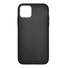 Чохол Apple iPhone 12 Pro Max, TOTU Gingle Matte, Black, Red, Чорний