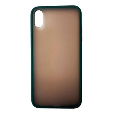 Чохол Apple iPhone XS Max, TOTU Gingle Matte, Pacific Green-Orange, Зелений