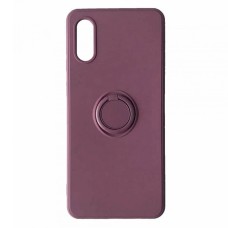 Чохол Samsung A022 Galaxy A02, Ring Color, Cherry Purple, Фіолетовий