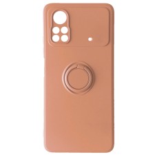 Чохол Xiaomi POCO X4 Pro 5G, Ring Color, Рожевий