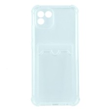 Чохол Samsung A035 Galaxy A03, Silicone Card Case, Прозорий