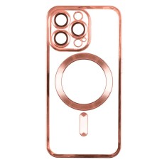 Чохол Apple iPhone 11, Metallic Full Camera, Rose Gold, MagSafe, Рожевий