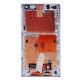 Дисплей Sony LT26i Xperia S, з сенсором, Білий