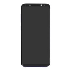 Дисплей Samsung G955 Galaxy S8 Plus, з сенсором, з рамкою, Super Amoled, Сірий