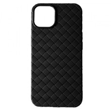 Чохол Apple iPhone 13, Weaving Full Case, Чорний