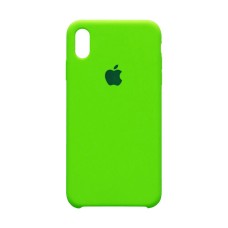 Чохол Apple iPhone XS Max, Original Soft Case, Салатовий