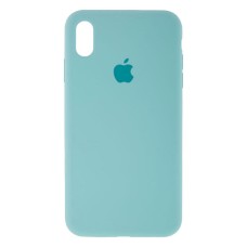 Чохол Apple iPhone XS Max, Original Soft Case, Light Cyan, Блакитний