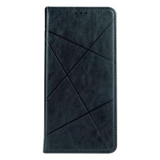 Чохол-книжка Realme Q3t, Business Leather, Чорний