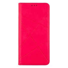 Чохол-книжка Samsung A025 Galaxy A02S, M025 Galaxy M02s, Business Leather, Малиновий