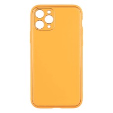 Чохол Apple iPhone 11 Pro, Leather Case Gold, Персиковий