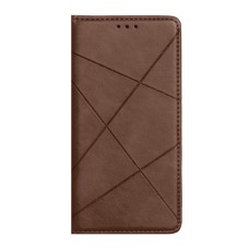 Чохол-книжка Samsung A037 Galaxy A03s, Business Leather, Коричневий