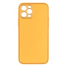 Чохол Apple iPhone 12 Pro, Leather Case Gold, Персиковий