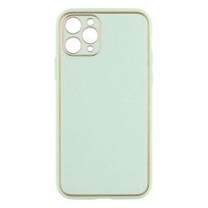 Чохол Apple iPhone 11 Pro, Leather Case Gold, М'ятний