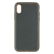 Чохол Apple iPhone X, iPhone XS, Leather Case Gold, Зелений