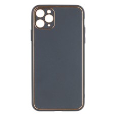 Чохол Apple iPhone 11 Pro Max, Leather Case Gold, Сірий